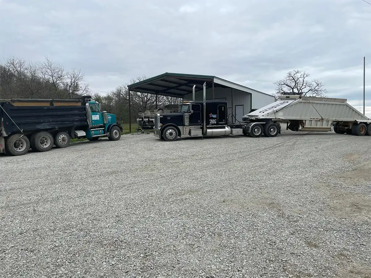 gravel hauling and dump truck service in oklahoma