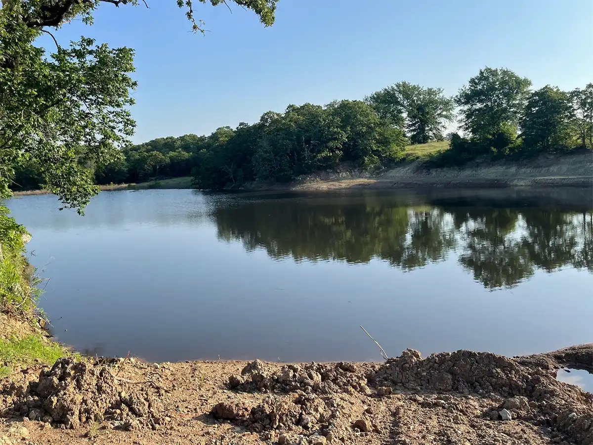 pond that was created by Paragon Land Clearing Service